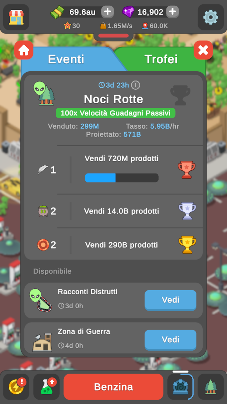 Idle Gas Station Tycoon iOS Mod IPA screenshot 5 - iOS game interface