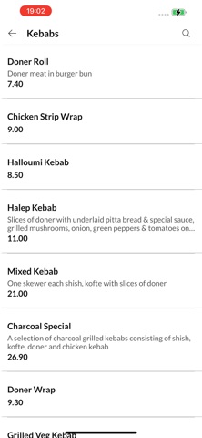 Oxted Kebab House. Screenshot 3 of 4