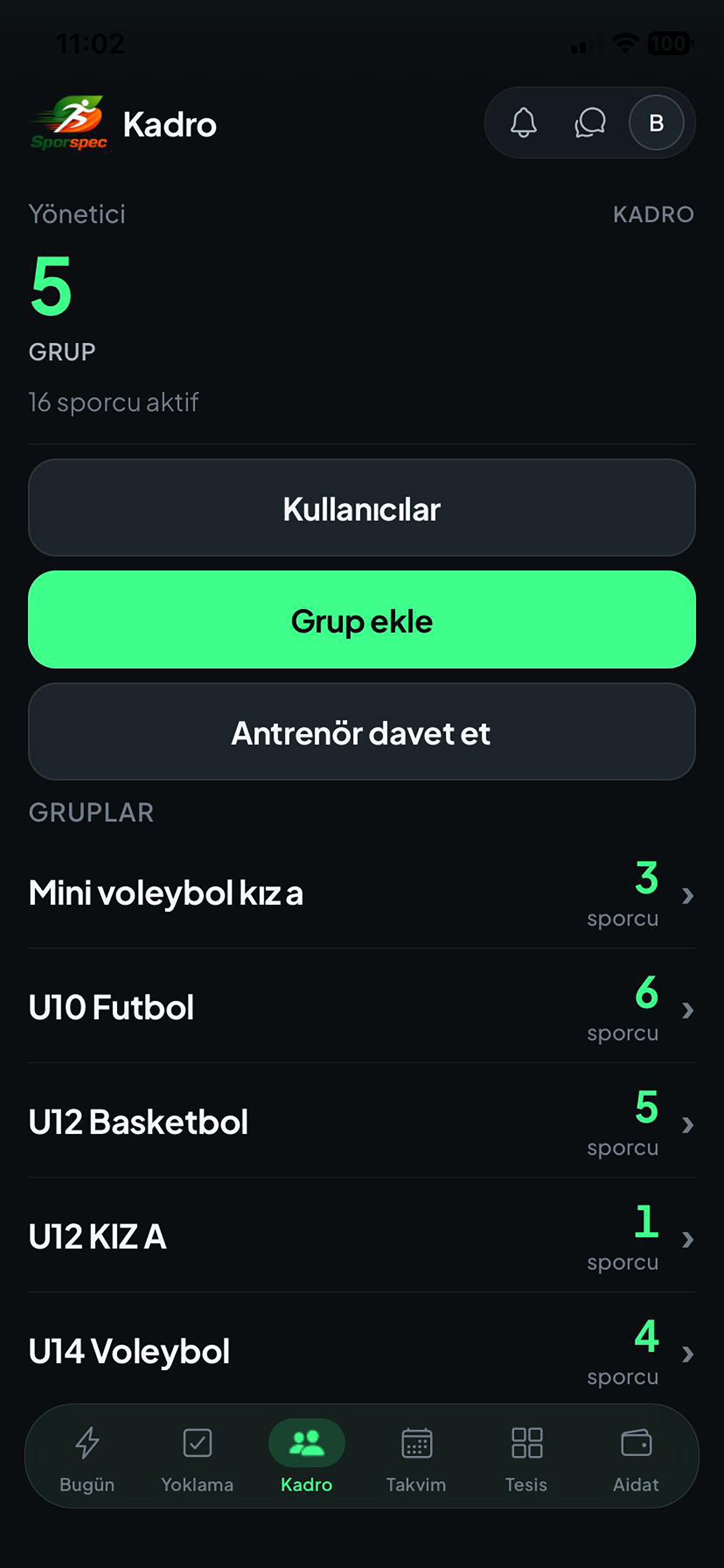 Sporspec screenshot 8