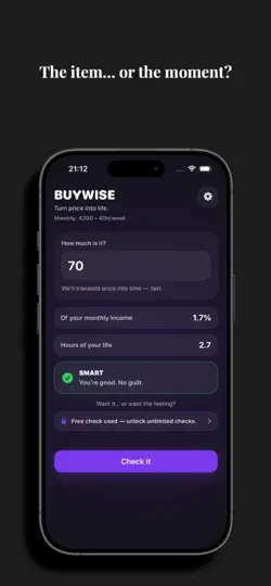 Screenshot von BuyWise: Spend Smarter auf dem iPhone 4