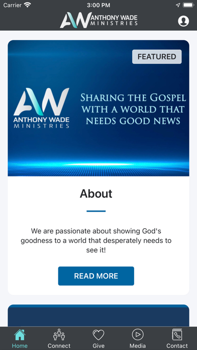 Anthony Wade Ministries Screenshot