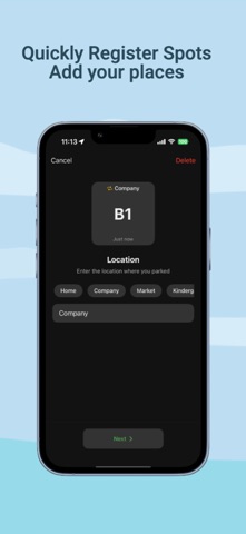 Jari - Easy Parking Spot Log screenshot