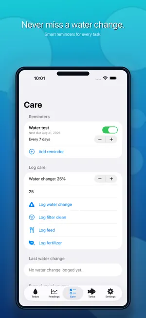FishVitals: Aquarium Log screenshot 3