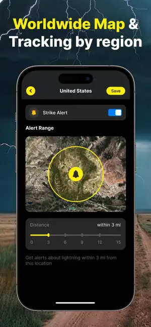 Lightning Radar Tracker On Map screenshot 4