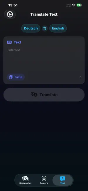 Screen & Camera Translate screenshot 4