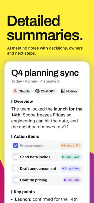 Wave AI Note Taker & Recorder screenshot 2