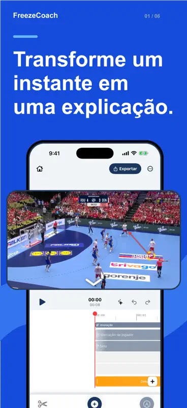 FreezeCoach - Editor Esportivo screenshot 1 of 6