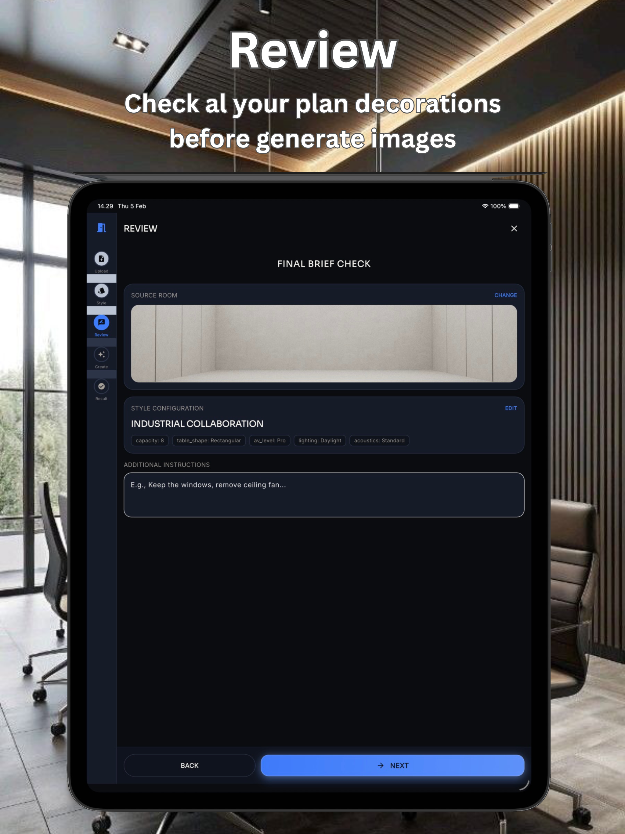 AI Meeting Room & Workspace