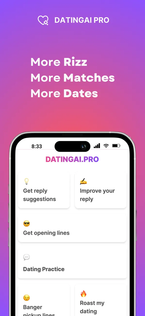 Screenshot #1 pour Rizz AI DatingAI Pro