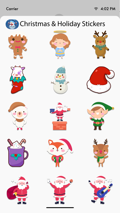 Christmas & Holiday Stickers Screenshot