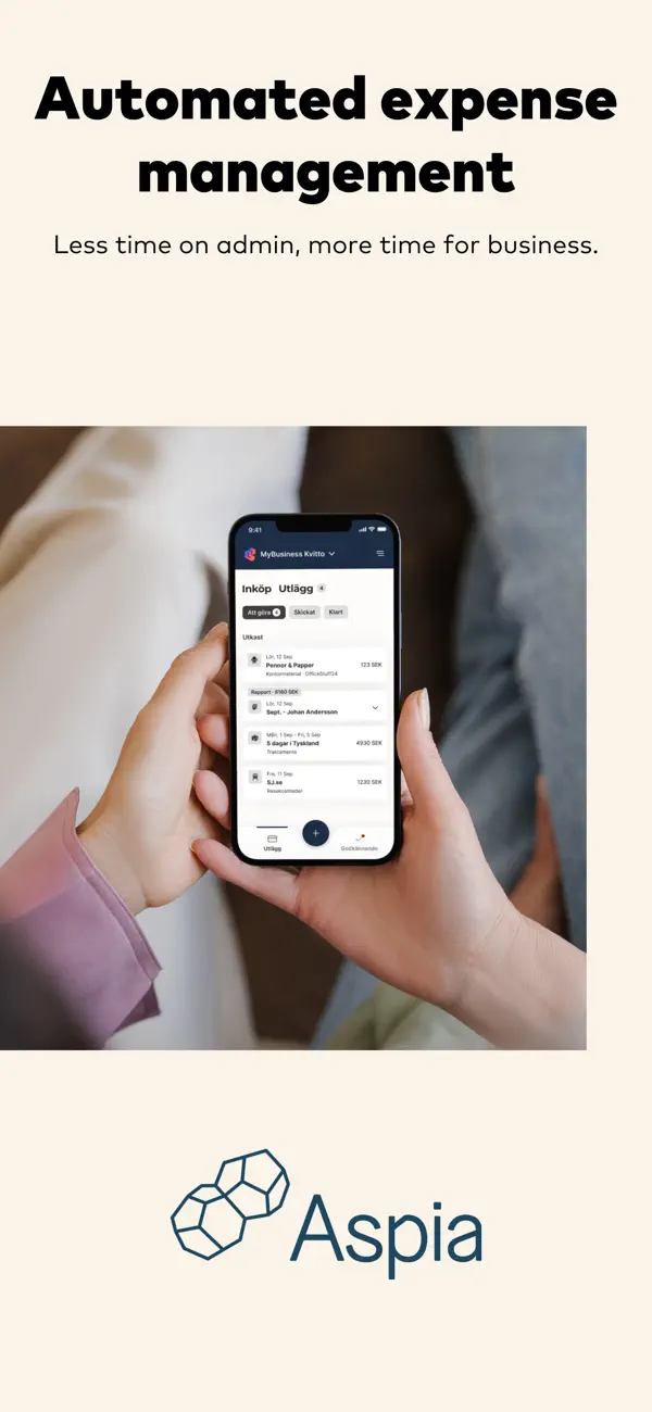 Screenshot #1 pour MyBusiness Kvitto