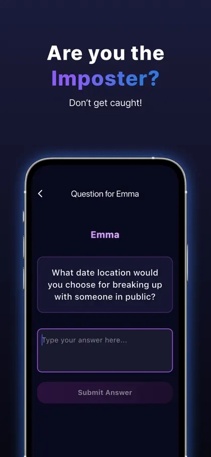 Screenshot 4 di 6 di Imposter Game - Party Edition