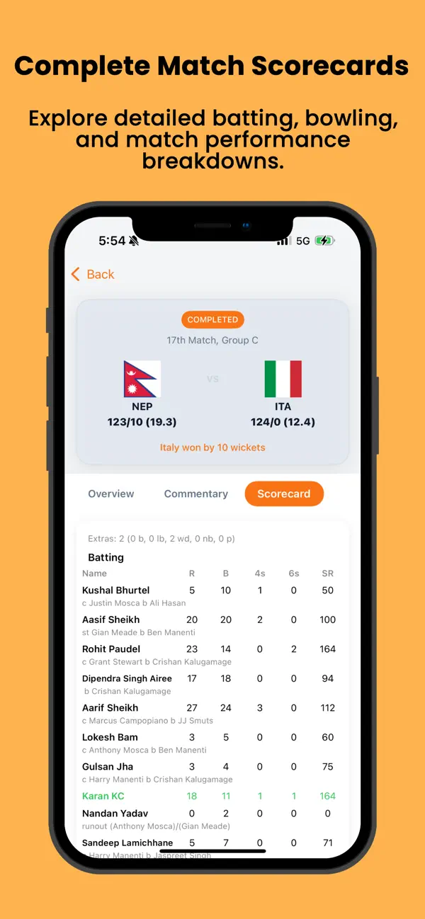 #4. CricTrack (iOS) De: Vaibhav Lunagariya