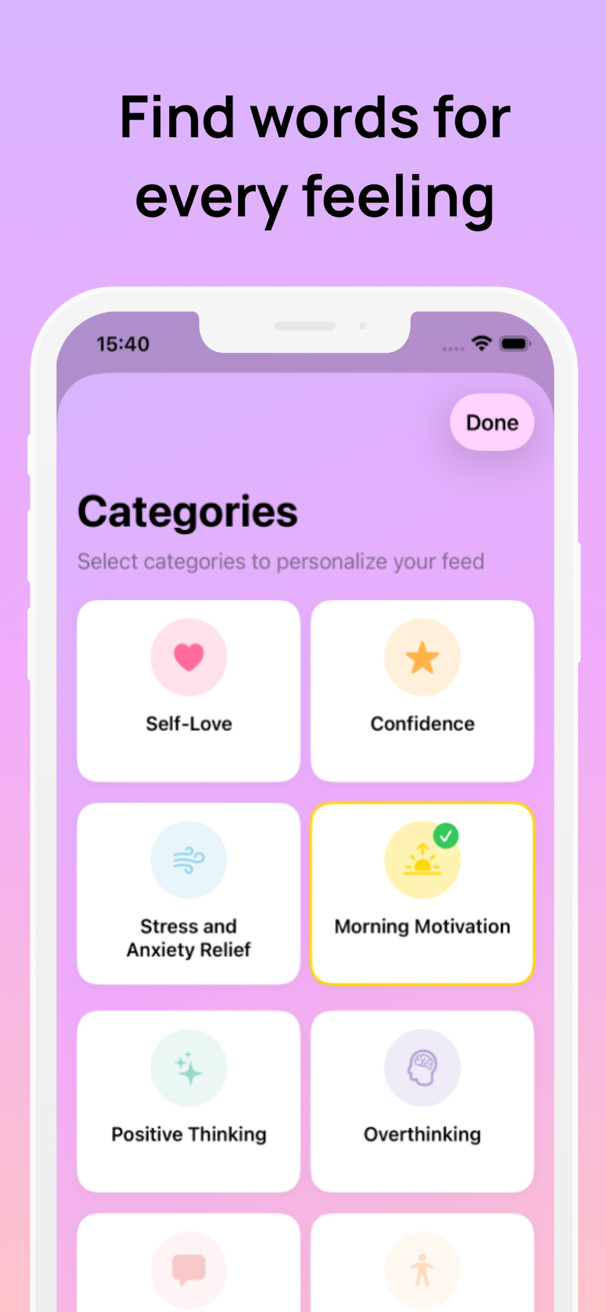 Vylo - Positive Affirmations screenshot 5
