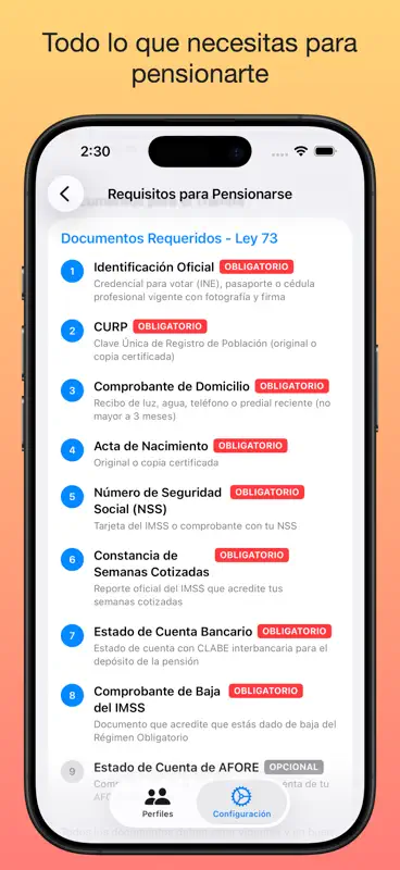 MiPensión.MX screenshot 9 of 9