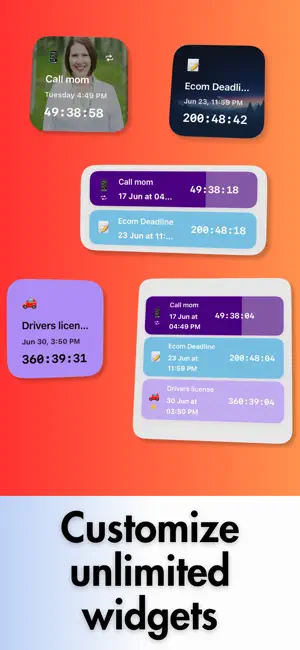 Deadlines: Countdown Widgets screenshot 2