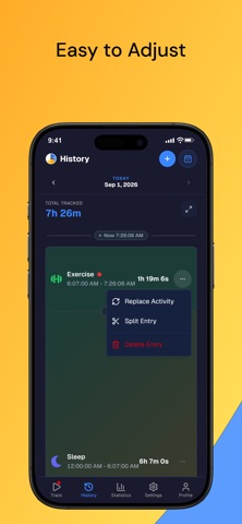 Timetracker - 24h Life Tracker Screenshot 5 of 9