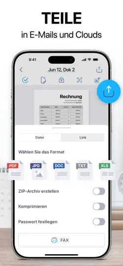 Screenshot von IScanner - Dokumenten Scanner auf dem iPhone 4
