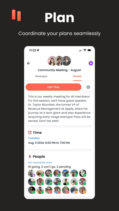 Hangtight: Campus Group Chat Screenshot