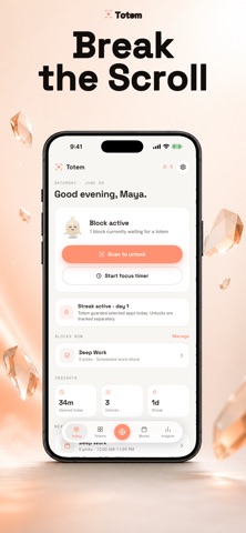 Totem: Screen Time Control iPhone screenshot