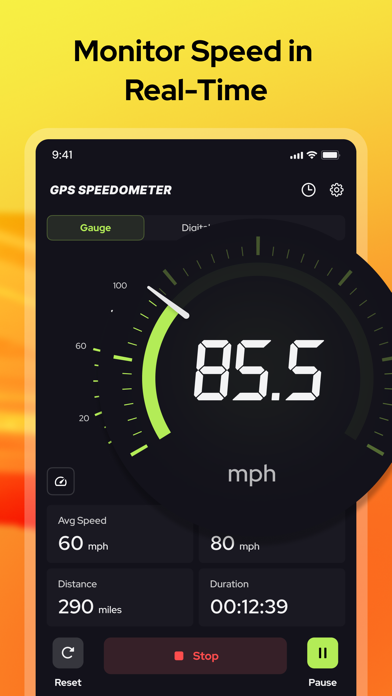 Fast Meter - GPS Speedometer Screenshot 1 - AppWisp.com Fast Meter - GPS Speedometer Screenshot 1 - AppWisp.com
