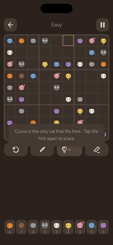 Cat Color Sudoku screenshot 5