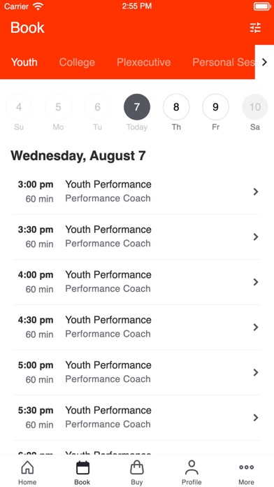 Plex Athlete Screenshot