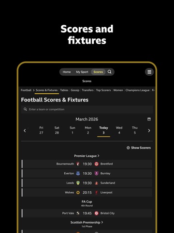 BBC Sport - News & Live Scores iPad screenshot 5