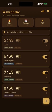 WakeShake: Mission Alarm screenshot 1