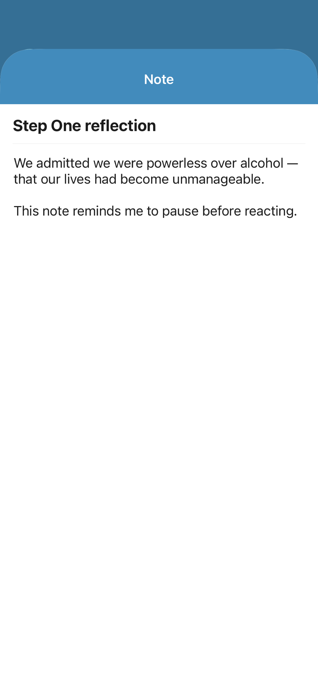 AA Big Book App screenshot 10