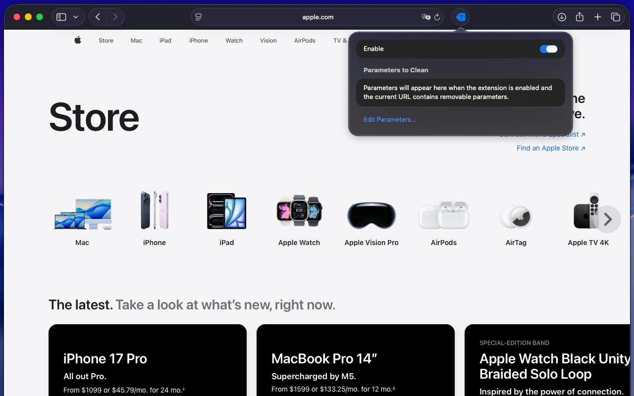CleanURL for Safari