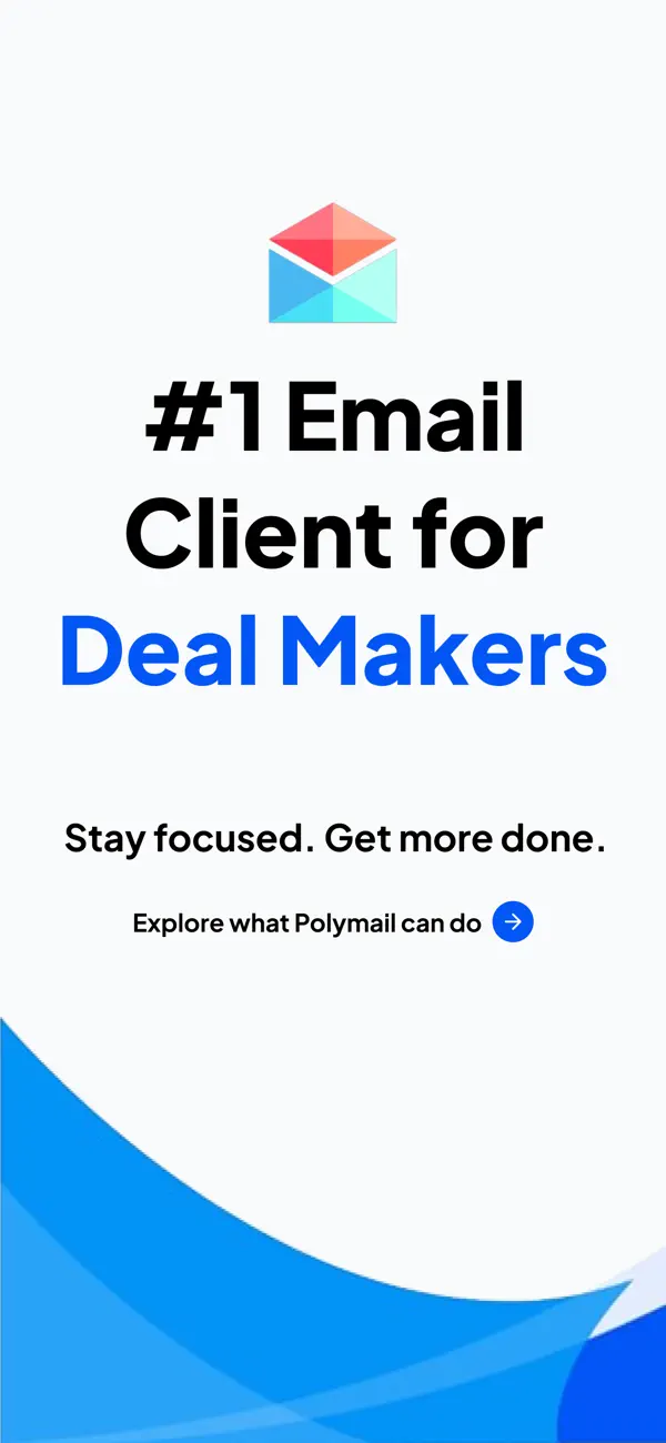 Screenshot #1 pour Polymail: Email Inbox