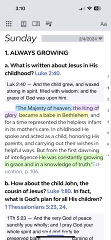 Sabbath Bible Lessons Screenshot 5 of 10
