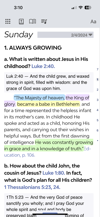 Sabbath Bible Lessons Screenshot 5 of 10