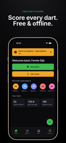 Oche: Darts Scorer & Stats screenshot