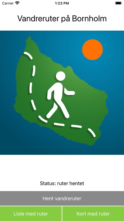 Vandreruter på Bornholm