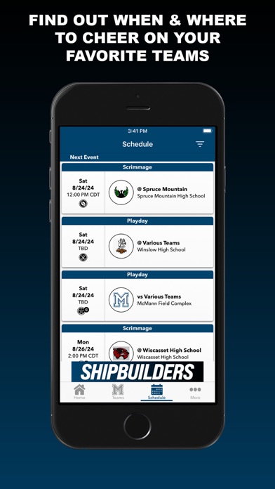 Morse Shipbuilders Athletics Screenshot