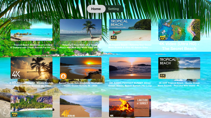 Screenshot #1 pour Tropical Smart Beech 4k