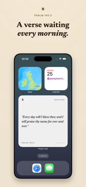 Prayer Lock - Bible Widget screenshot 1