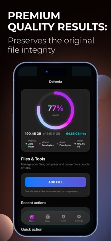 Defenda App: Secure Files iPhone screenshot