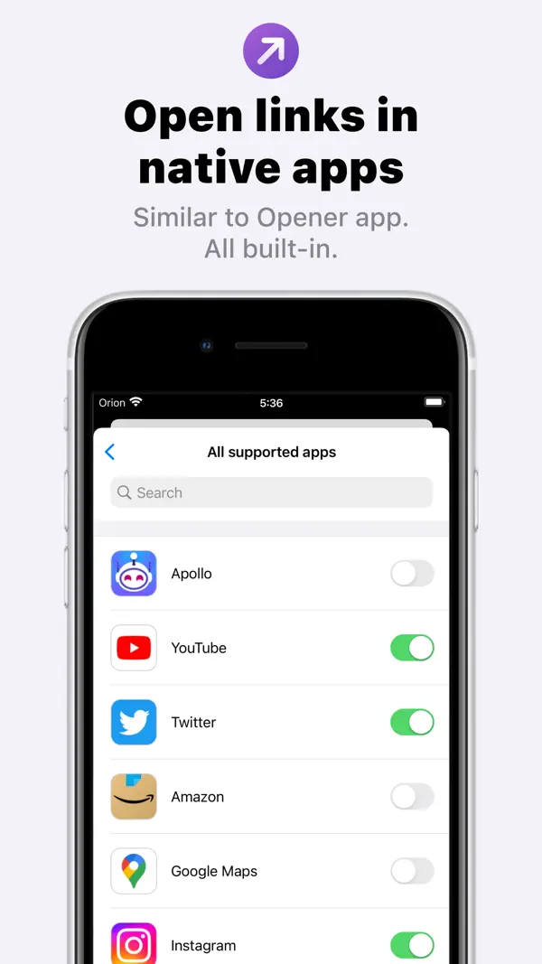 Orion Browser by Kagi Screenshot 5