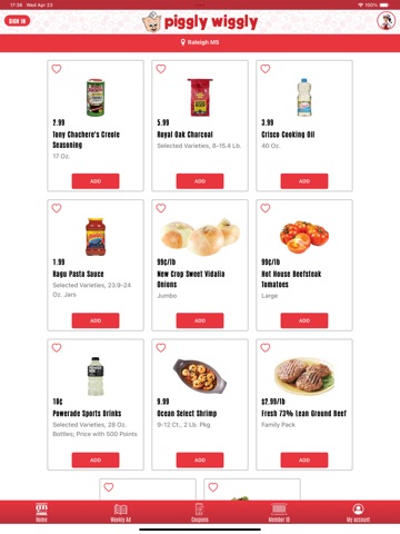 Lucedale Piggly Wiggly iPad screenshot