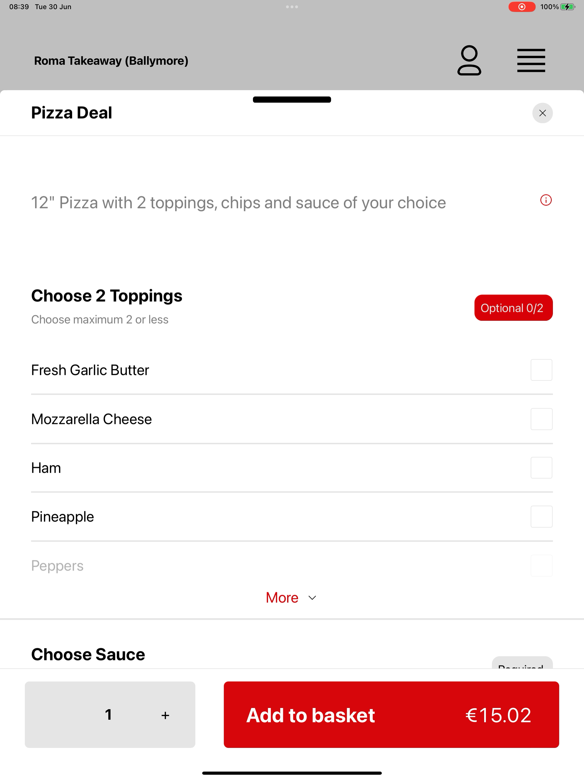 Roma Takeaway Ballymore screenshot 15