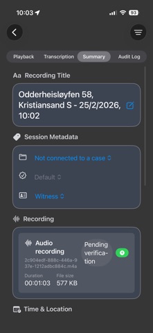 Acta - Secure Recording Screenshot 1 of 5