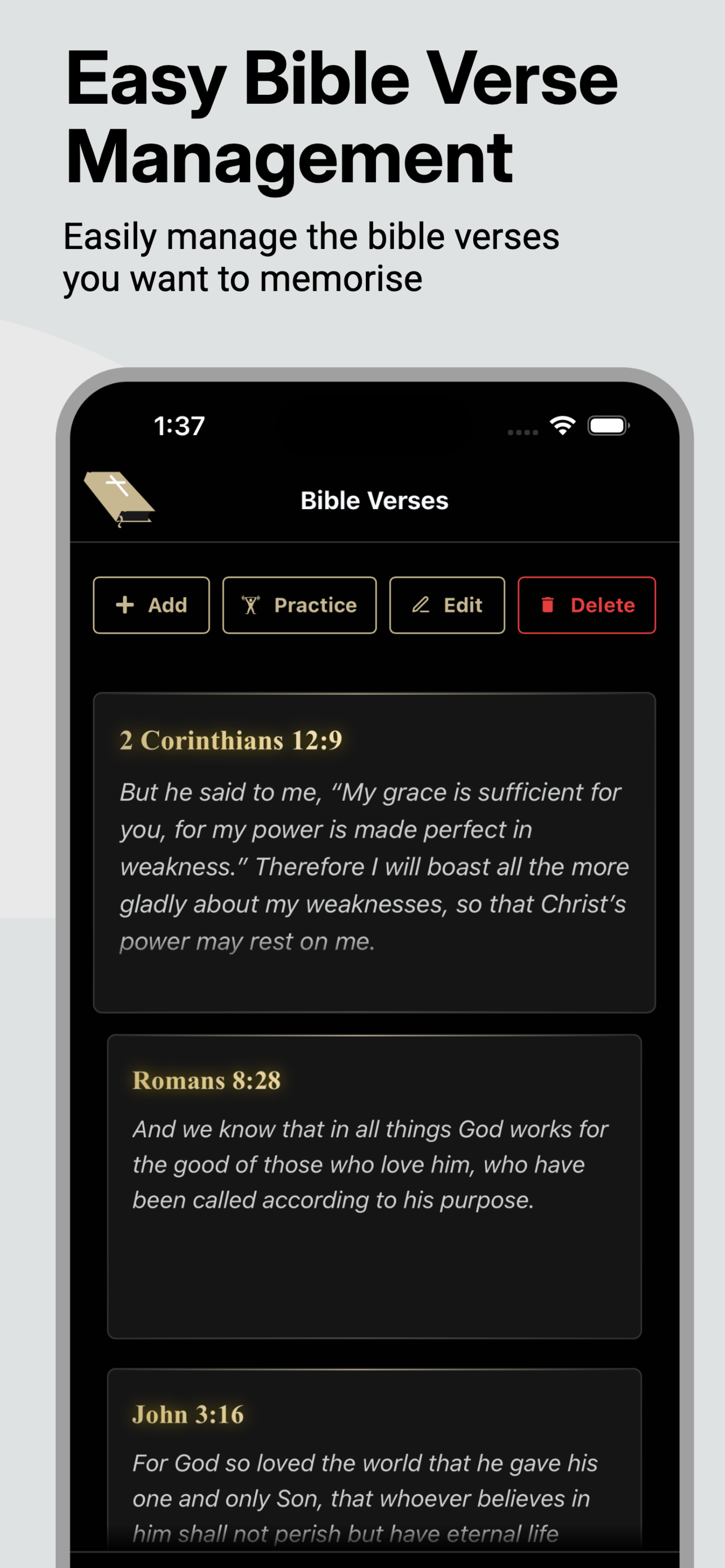 BibleByHeart screenshot 5