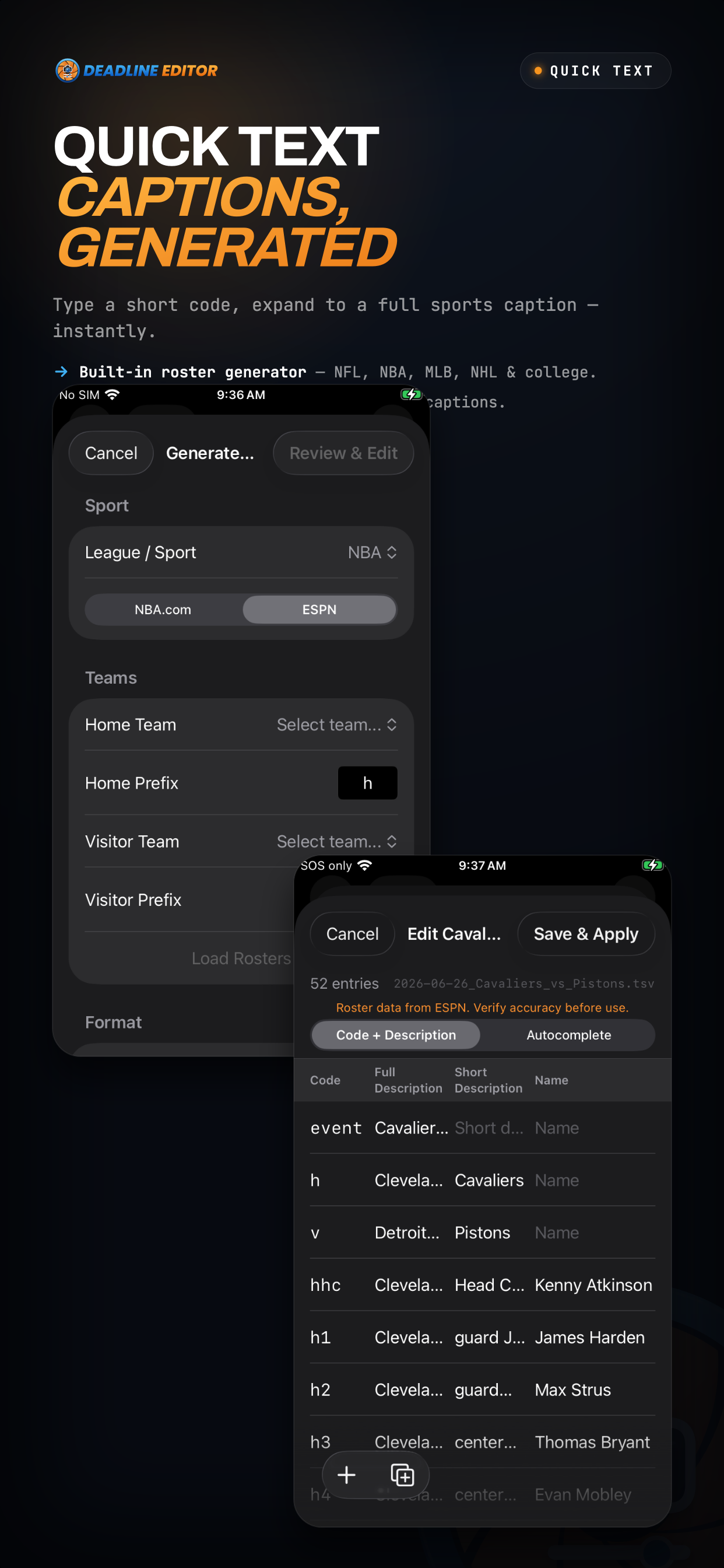 Deadline Editor screenshot 3