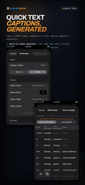 Deadline Editor screenshot 3