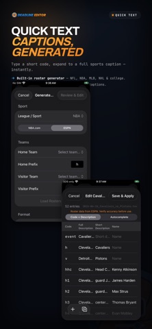 Deadline Editor screenshot