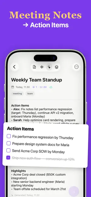 Whynote: Audio & Video to Text screenshot 2