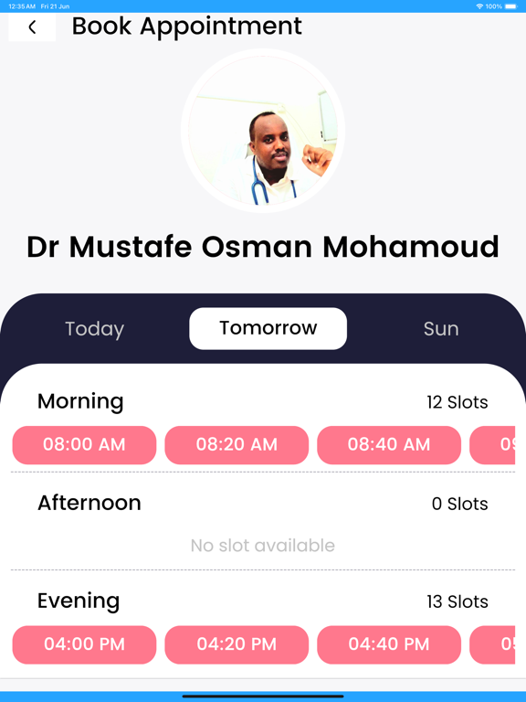 Shaafi iPad screenshot 4 - Medical app